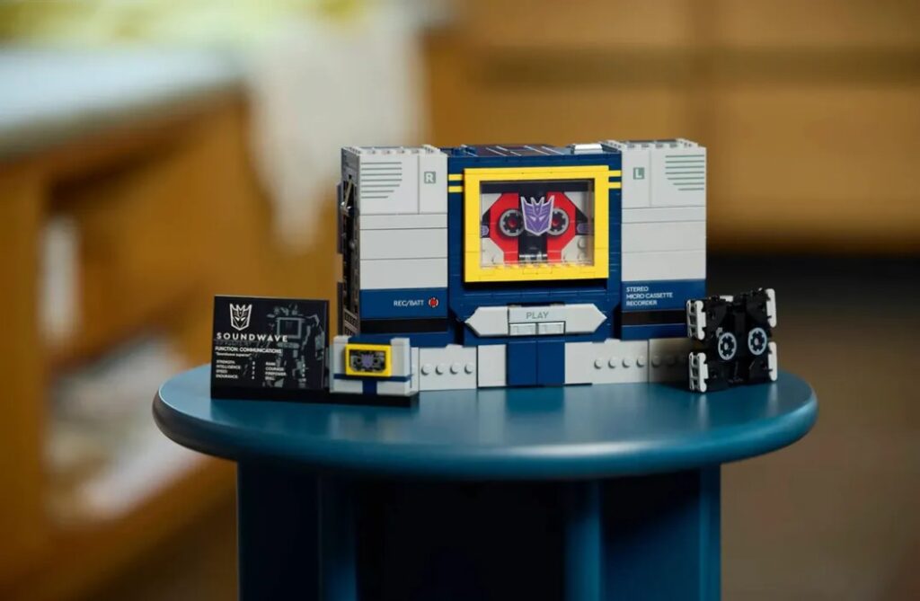 lego 10358 transformers：音波 soundwave 樂高 icons